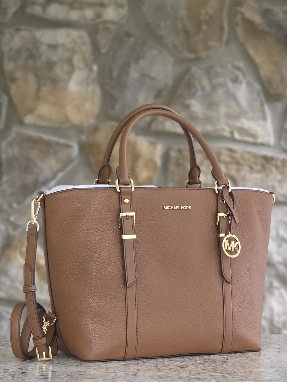 Michael Kors Bedford Legacy Large Brown Tote